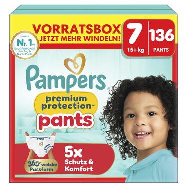 Підгузки-трусики Pampers Premium Protection Pants розмір 4 (9-15 кг), 168 шт, преміум-захист та комфорт