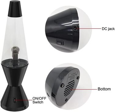 Сенсорна смарт-лампа Плазма Lava Night Light для декору дому та Різдва, 35.6 см