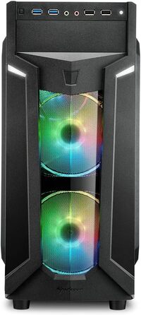 Комп'ютерний корпус Sharkoon VG6-W з RGB підсвічуванням