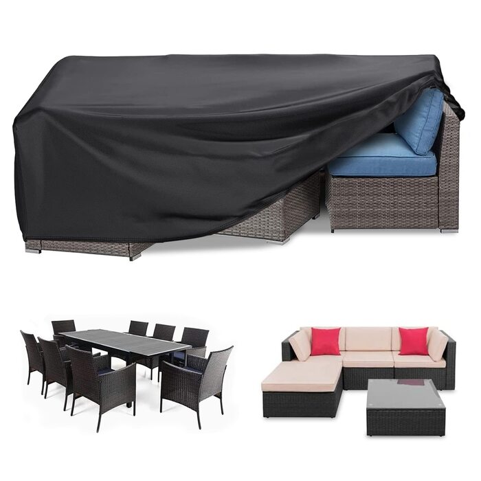 Водонепроникний чохол для садовой меблів RICHIE 170x95x70 см, Heavy Duty Oxford 420D, захист від УФ, для саду та патіо