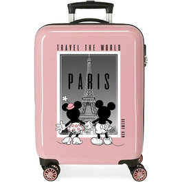 Дитяча валіза Disney Міккі та Мінні Париж 38x55x20 см, ABS, 34 л, 2 кг, кодовий замок, 4 колеса