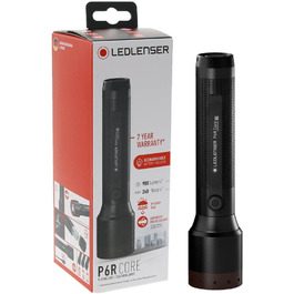 Ліхтарик Ledlenser P6R Core, 900 люмен, акумуляторний, LED, IP68, фокусування, 240 м, USB-зарядка