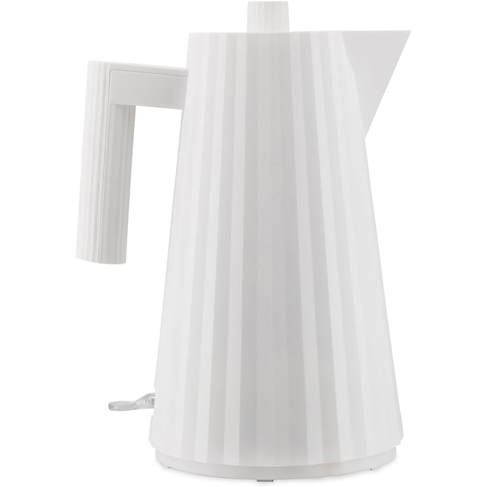 Електричний чайник Alessi Plissé MDL06 W, 1.7 л, білий, 2400 Вт, з європейським штекером