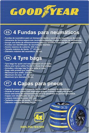 Автомобільні шини Goodyear, каркаси до 235/65R17, б/в шини для легкових авто
