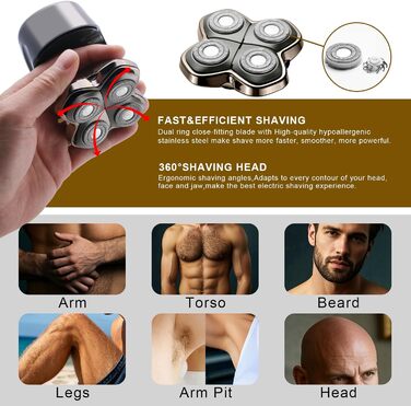 Запасні леза для голилки PRO 4, сумісні зі Skull Pitbull, Butterfly Kiss Pro та Palm, бритва для гоління голови чоловіча (2 шт.)
