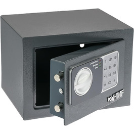 Міні-сейф HMF 46126-11 з кодовим замком, меблевий, антрацит, 23x17x17 см