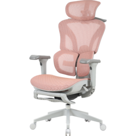 Крісло офісне OfficePro Elite OC950GLP Gray/Light Pink