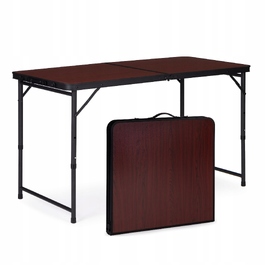 Туристичний стіл Bauerkraft 120 x 60 x 70 см, червоний