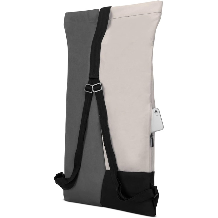 Рюкзак Johnny Urban Oskar Rolltop для спорту та подорожей, водовідштовхувальний, антивандальний, пісочно-сірий, для жінок і чоловіків