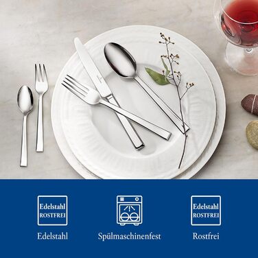 Набір столових приборів Villeroy & Boch Victor, 30 предметів, нержавіюча сталь, для 6 персон, можна мити в посудомийній машині