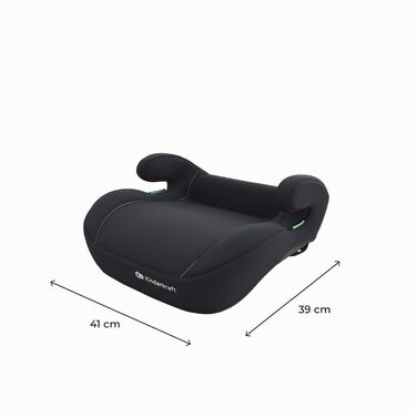Дитяче автокрісло Kinderkraft I-SPARK 2 PRO (100-150 см), 2в1, стандарт i-Size, чорне