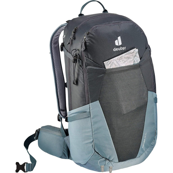 Рюкзак для туризму Deuter Futura 29 EL Extra Long, 29 л, графітовий