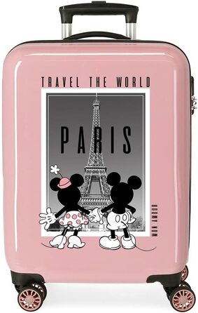 Дитяча валіза Disney Міккі та Мінні Париж 38x55x20 см, ABS, 34 л, 2 кг, кодовий замок, 4 колеса