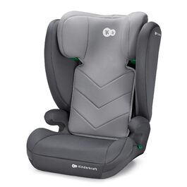 Автокрісло Kinderkraft I-SPARK I-Size 100-150 см (3.5-12 років, 15-36 кг) сіре - безпека та комфорт