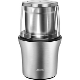 Електрична кавомолка MPM MMK-06, 200 Вт, нержавіюча сталь, BPA-free, 70 г/хв