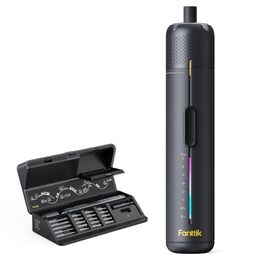 Акумуляторний шуруповерт Fanttik S2 Pro 3.7V, 7 моментів (0.5-6 Нм), 20 біт, адаптер 90°, для меблів та ремонту