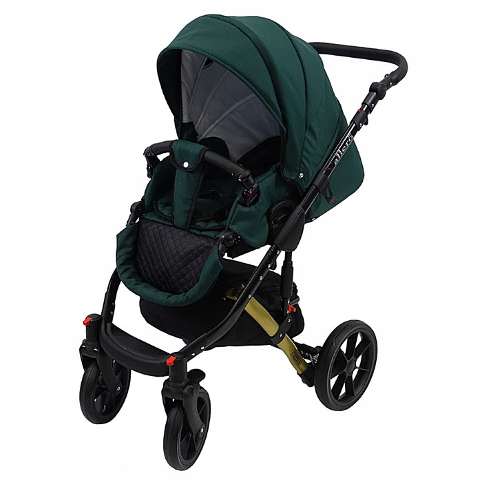 Дитячий візок 2в1 Karex, темно-зелений