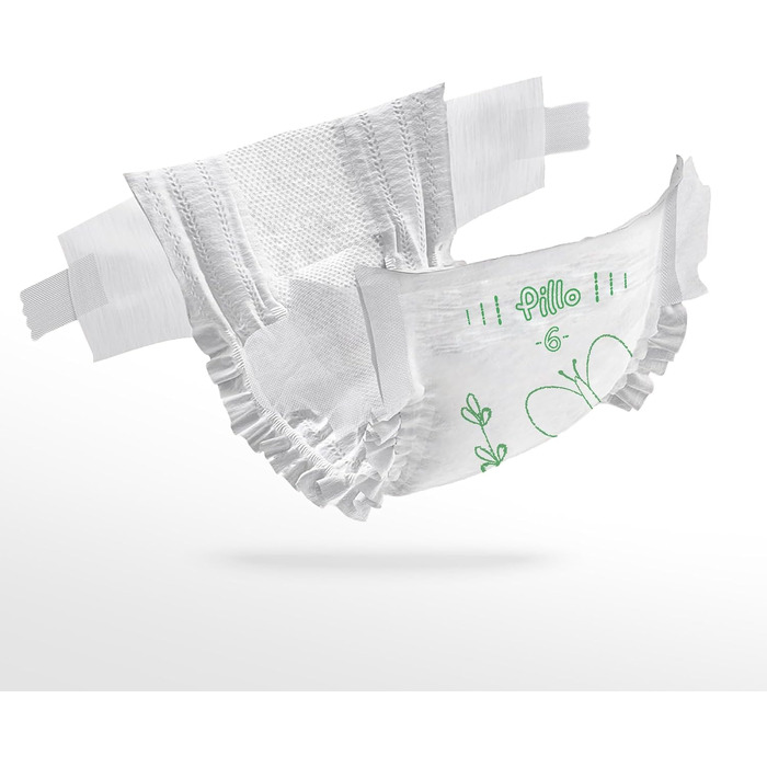Дитячі підгузки Pillo розмір 4 Maxi (9-14 кг), 152 шт. (4 упаковки по 38 шт.)
