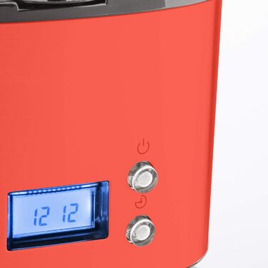 Кавоварка крапельна H.Koenig MG30, 1,5 л, 12-20 чашок, LCD, програмована, червона