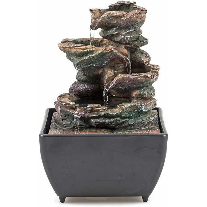 Настільний кімнатний фонтан з каменю для декору, Zimmerbrunnen Stone