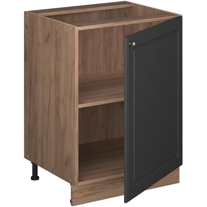 Кухонна нижня шафа Vicco Fame-Line, Зелений-Золотий (Landhaus), 50 см, без стільниці