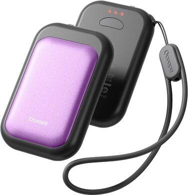 Електричні грілки для рук OCOOPA UT4 5000mAh - 2 шт. Ультракомпактні, водонепроникні, швидкий нагрів, для зими, USB