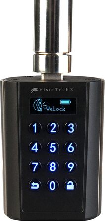 VisorTech електронний дверний циліндр-замок із Bluetooth, додатком та IP65, смарт-ключ, транспондер