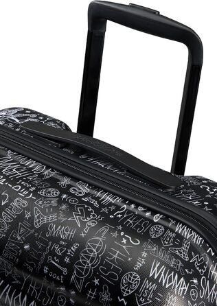 Дорожня валіза American Tourister Marvel Legends Spinner S 55 см, 36 л, багатобарвна (Captain America City), матова