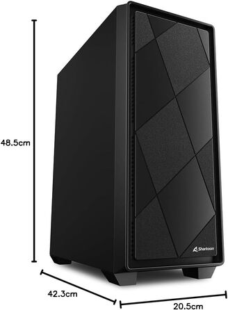 Корпус для ПК Sharkoon VS8 ATX Midi, чорний
