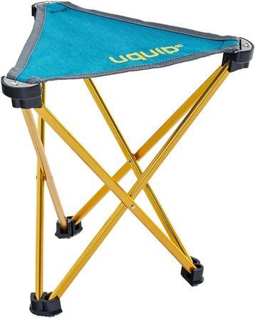 Стілець для кемпінгу Uquip Trinity M, складаний, 150 кг, синьо-жовтий