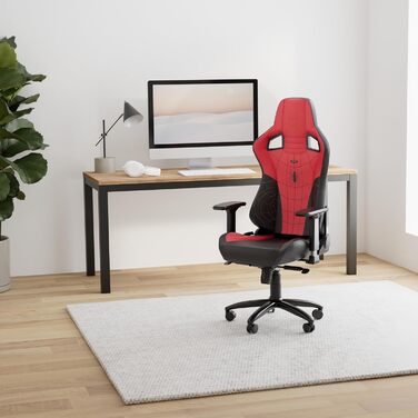 Ігрове крісло noblechairs Epic Spider-Man Edition, ергономічне, офісне, з підголівником і поперековою підтримкою, для користувачів до 120 кг і 185 см, спецвидання, екошкіра PU