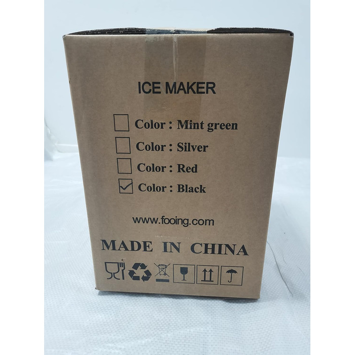 Льодогенератор побутовий з автоочищенням 15 кг/24год, срібний - Ice Maker для дому та офісу