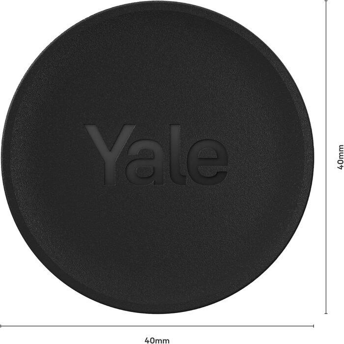 Розумний замок Yale Dot чорний, безключовий доступ, смартфон, віддалене керування, сумісний з Yale Linus Smart Lock L2, додаток Yale Home