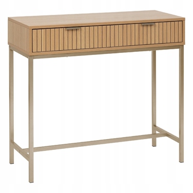 Консольний стіл 5five Simply Smart, відтінки бежевого, напівматовий, 80,5 x 90 x 35 см