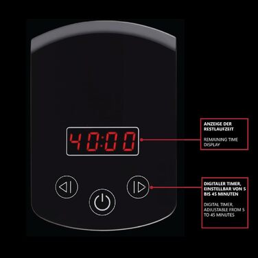 Морозивниця Unold 48855 Gelato, 1.5 л, 12 Вт, LCD-дисплей, цифровий таймер, BPA-free, для веганського, безлактозного та стевієвого морозива