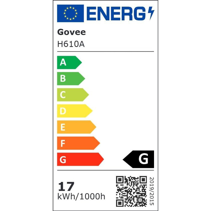 Настінні LED-світильники Govee Glide RGBIC, розумні світлодіодні панелі з підтримкою Alexa та Google Assistant, багатокольорові світлодіодні лінійки для геймінгу та стрімінгу, комплект 6 шт.