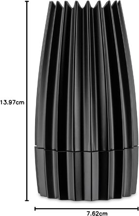 Млинок для солі, перцю та спецій Alessi WAL03 B Grind, чавунний алюміній, чорний