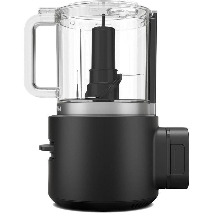 Блендер заглибний KitchenAid Go Cordless бездротовий, 1л, з чашею BPA-free, вінчиком та подрібнювачем, захист від подряпин, сталеві леза, чорний