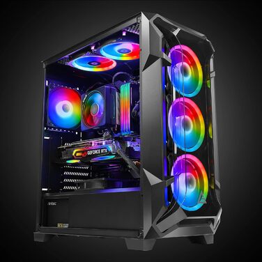 Корпус для ПК Antec DF600 Flux Midi Tower чорний