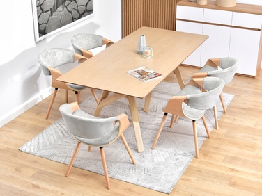 Стілець Mebel-Partner, тканина, сірий, 1 шт.
