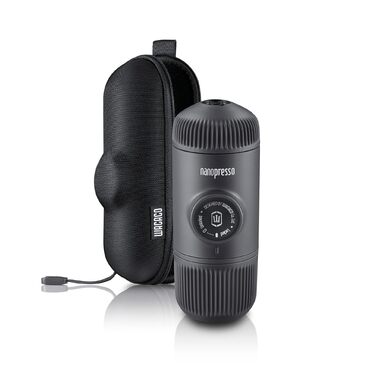 WACACO Nanopresso: портативна кавомашина для еспресо, чорна, 80 мл