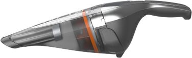 Ручний пилосос BLACK+DECKER Dustbuster 7.2V, акумуляторний, EasyGrip, хром/титан, 385 мл