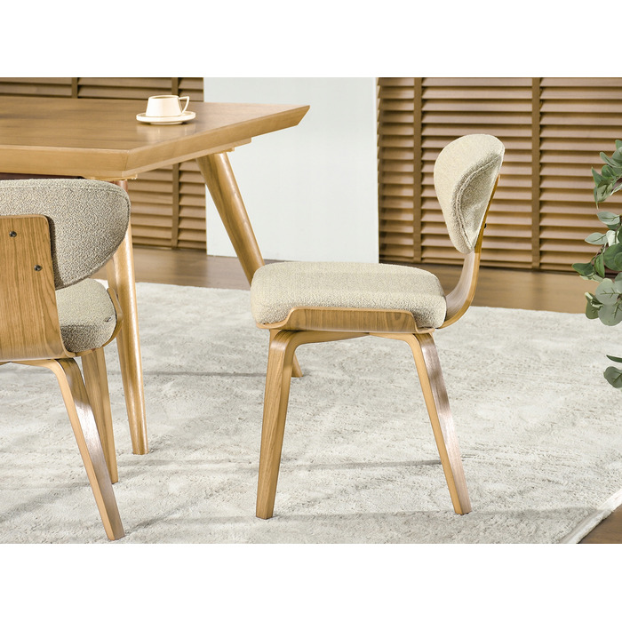 Стілець Mebel-Partner, тканина, бежевий, 1 шт.