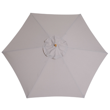 Outsunny Parasol, садова парасолька, 3 яруси, захист від сонця, бамбук 180/㎡ поліестер, сірий, Ø2.5 x 2.3 м