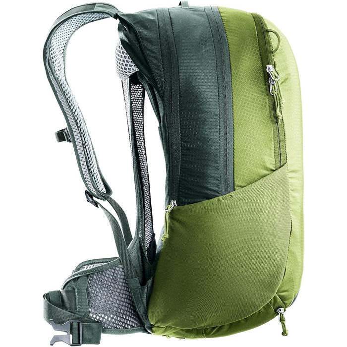Рюкзак для велосипеда Deuter Race Air 14+3 л, Meadow-ivy, вентиляція спини
