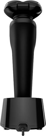Електробритва Grundig ProClub MS 9130 для чоловіків, BeardCare Sensor, 61% перероблений пластик, титанові леза, волога та суха стрижка, тример для довгого волосся, матовий чорний/червоний