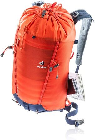 Рюкзак deuter Guide Lite 24 л унісекс, для походів, папайя-синій