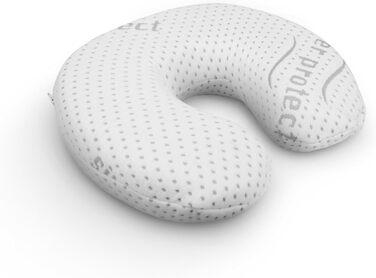 Подушка для шиї Bestlivings з піни Memory Foam (30x35x9 см) з антимікробним чохлом Silver Protect, Öko-Tex