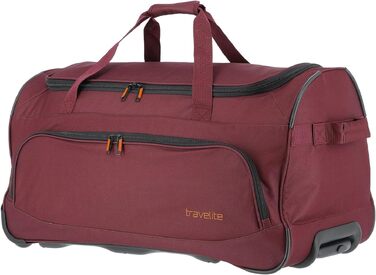 Дорожня сумка на колесах Travelite Basics Fresh L, 89 л, бордова, 71 см