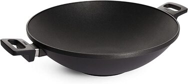 Woll Nowo Titanium Вок-сковорода з кришкою, індукційна, 36 см, 11 см, з 2 ручками, універсальна для всіх плит